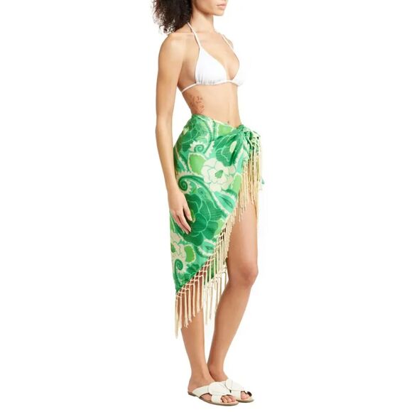 NWT Farm Rio Tropical Groove Beach Wrap - Picture 8 of 15
